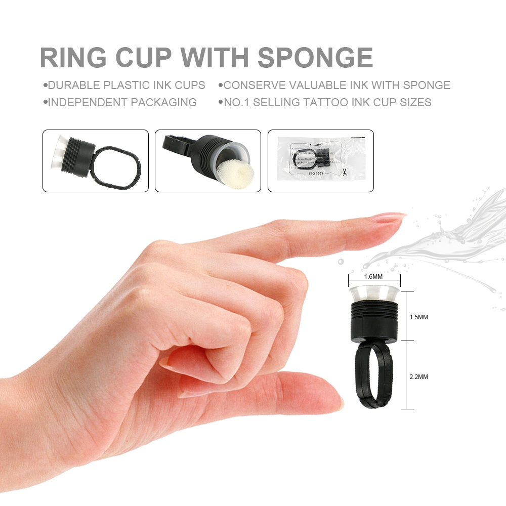 RING CUP WITH SPONGE (100PCS/BAG)